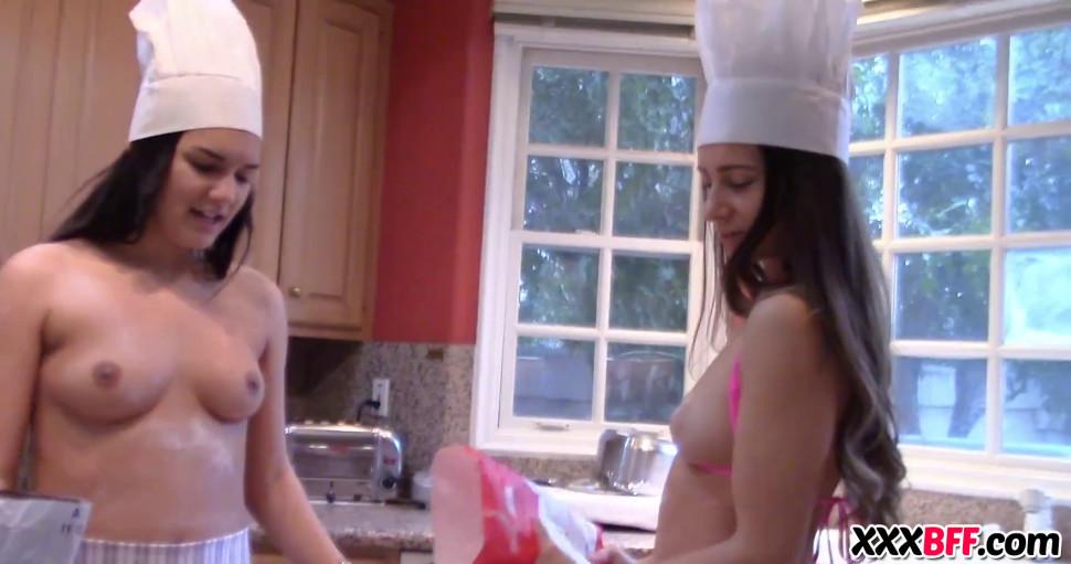 XXX BFF - Sexy Best Friends Play In The Kitchen