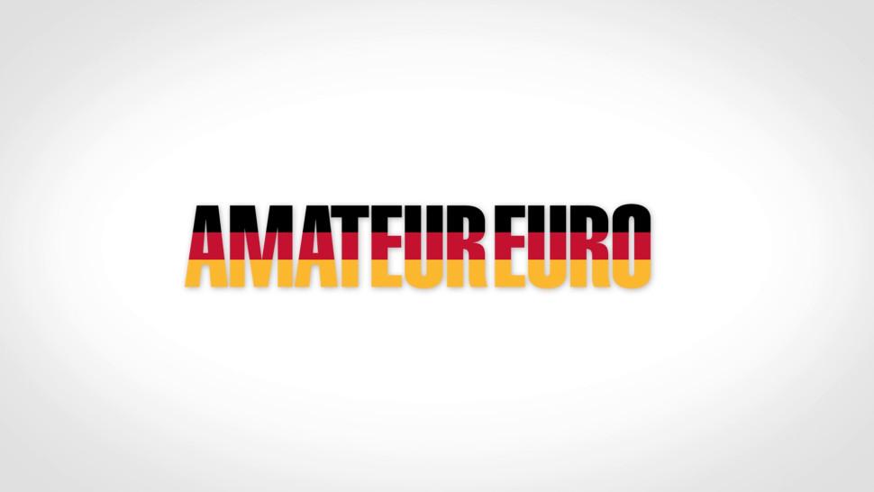 SEXTAPE GERMANY - Hot MILF Brunette Mareen Deluxe Fucks Her Boyfriend On Cam