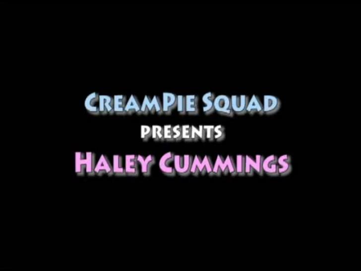 Haley Cummings Getting Tag Teamed and Creampied - video 1
