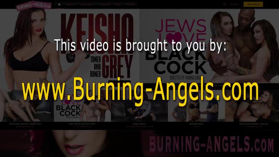 BURNING ANGEL - Emo slut deep throating