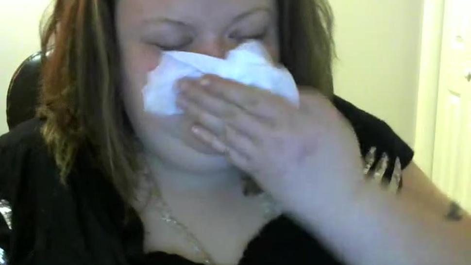 BBW Blows and Picks Her Nose