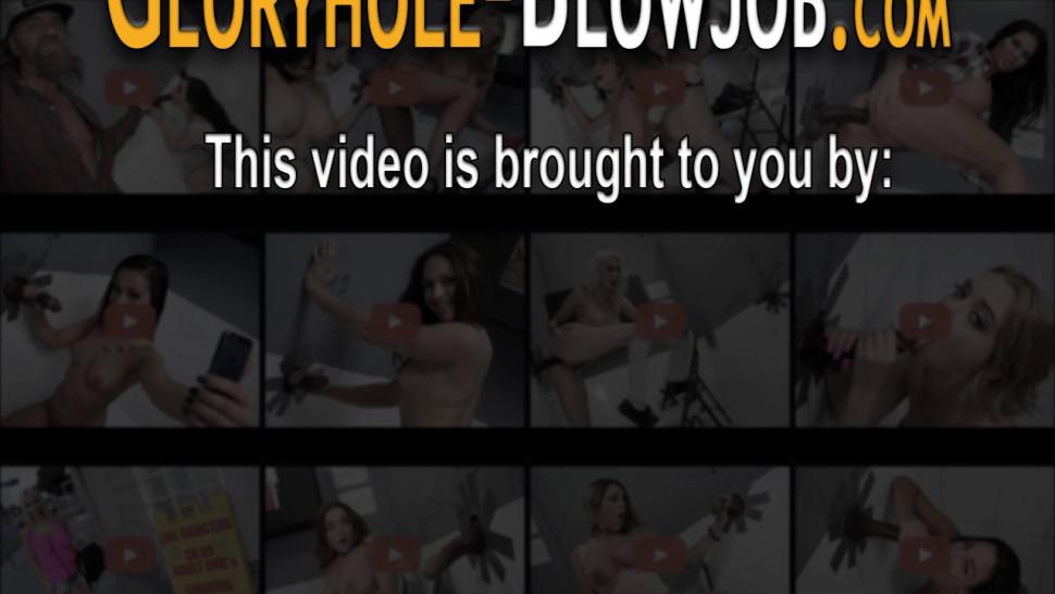 Fucked whore blows huge black cock