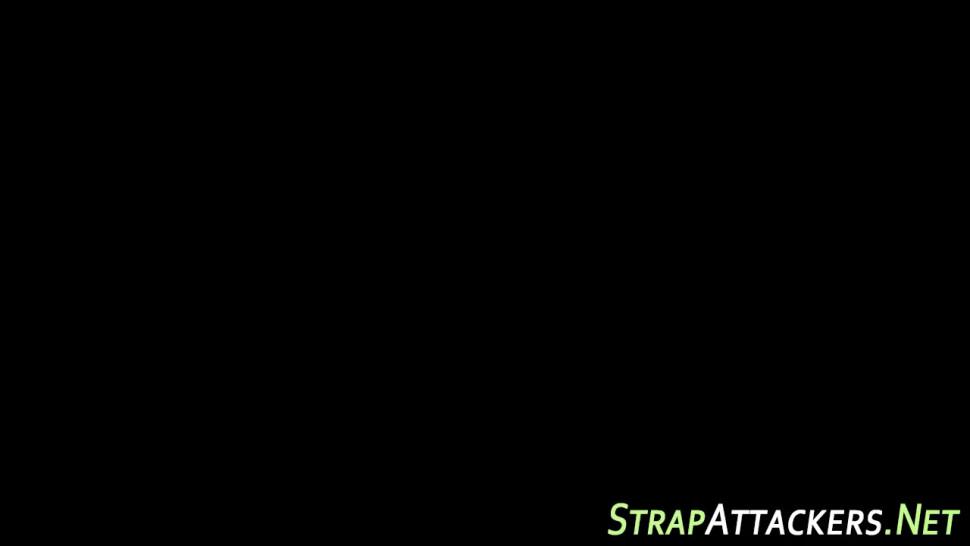 STRAP ATTACKERS - Strapon domina swallows