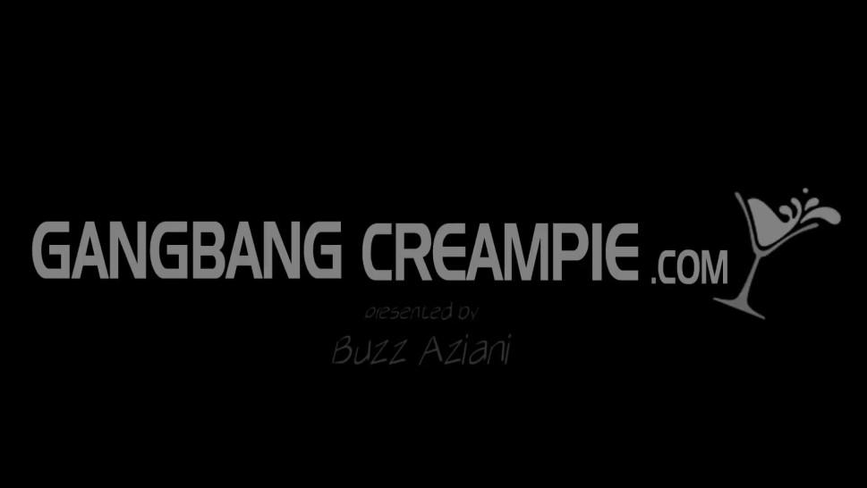 GangBang Creampie Cum dumpster get filled up with cum