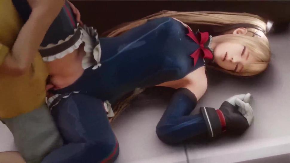 Marie Rose cum insade Dead or Alive (animation with sound)