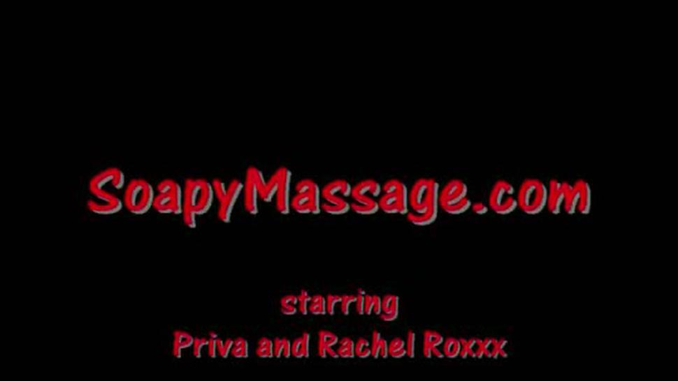 Sensual Lesbian Soapy Massage - Priva