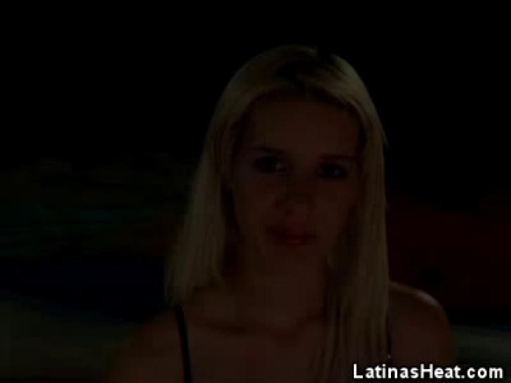 LATINAS HEAT - Pussy Licked And Cock Sucking Blonde Latina Bianca