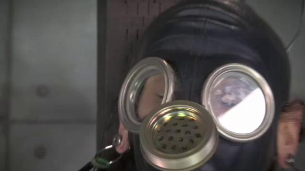 Gas masked sub gets shock treatment