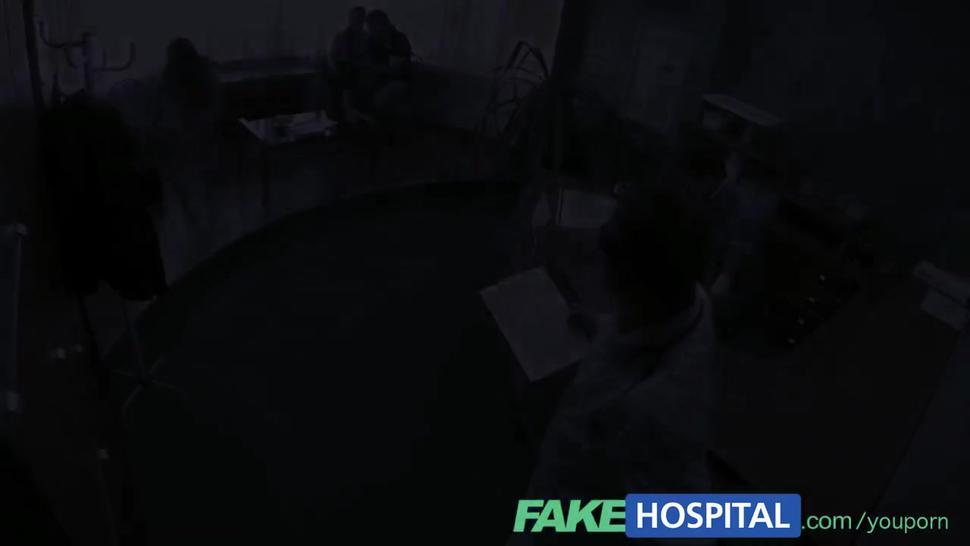 FakeHospital Nurse cures studs depression by letting him cum all over her pussy