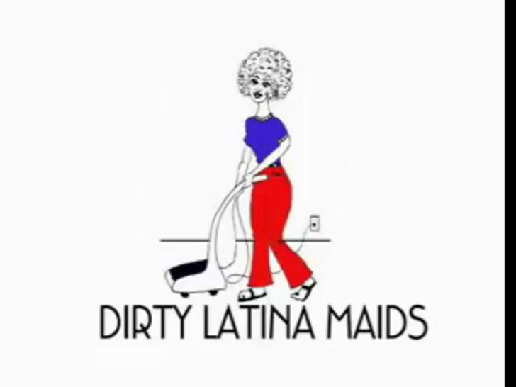 Dirty Blonde Latina Maid