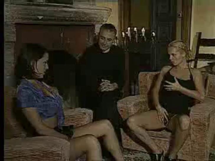 Priest And Two Incredible Sexy Girls