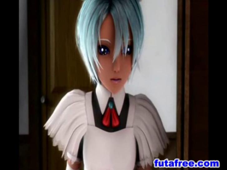 3D anime babe having hot sex with a futagirl - video 1