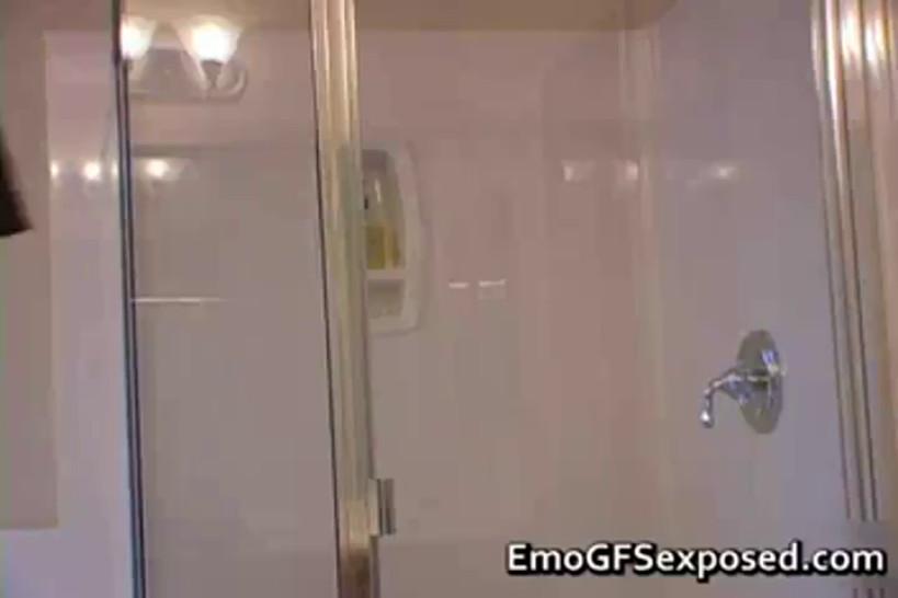 Teen emo whore soapy naked shower part2 - video 2