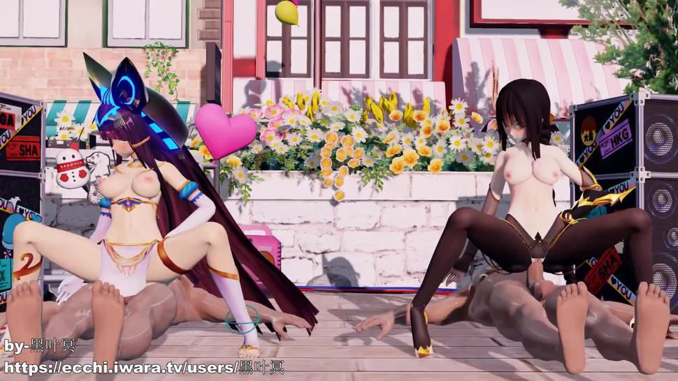 MMD Ramesses and Kangxi sex dance ?Lupin?(Submitted by ???)