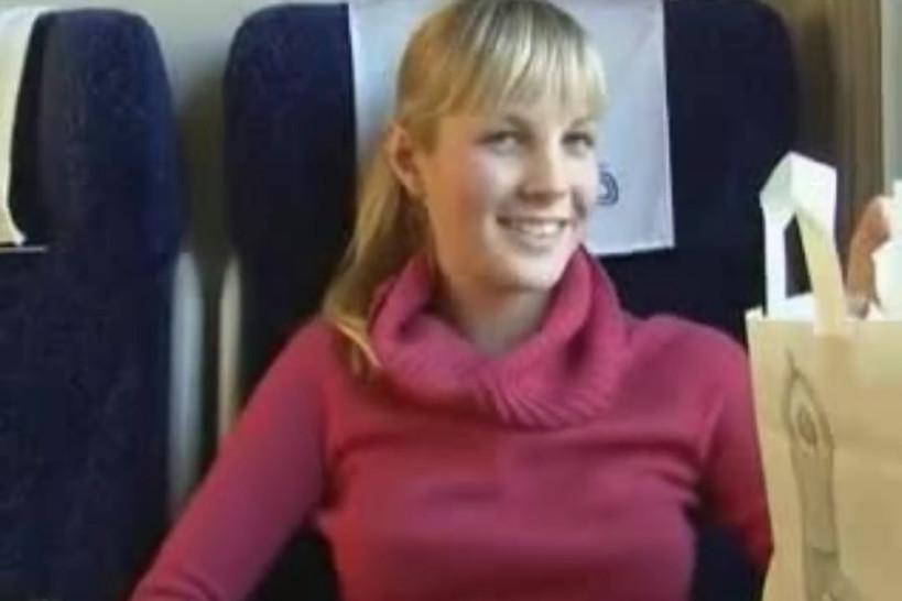 I Got A German College Girl To Suck My Dick On The Train