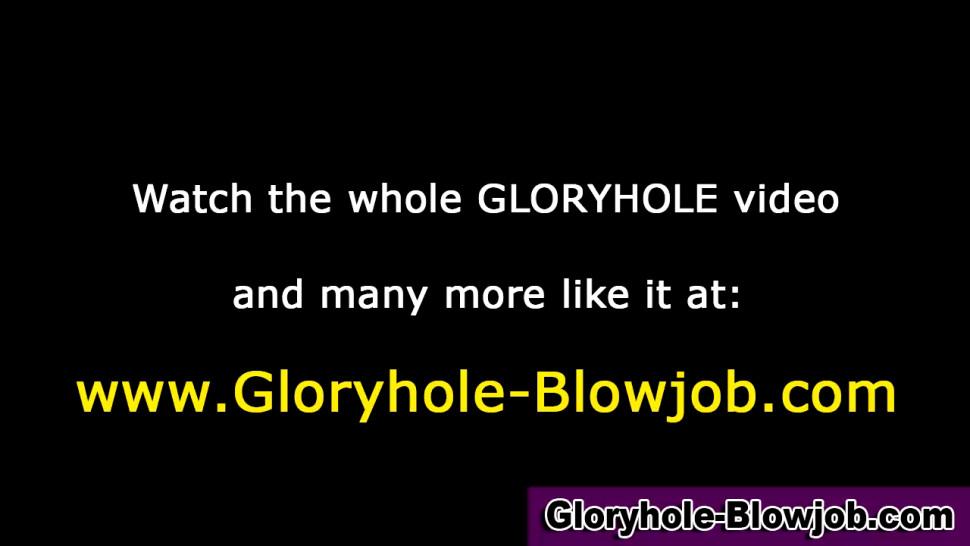 Gloryhole skank guzzles