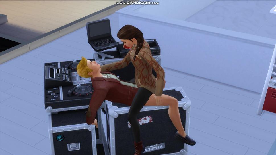 Guy Cheats On His Wife, With His Sister-In-Law, On The DJ Booth Outside On The Roof Top (Sims 4)