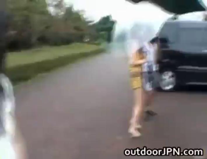 Anri Nonaka Asian hot babe in outdoor part5 - video 5