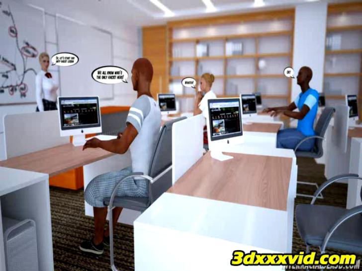 Interracial Lesson 3D Comic