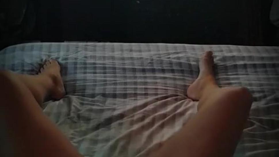 Hidden cam masturbating my horny girlfriend