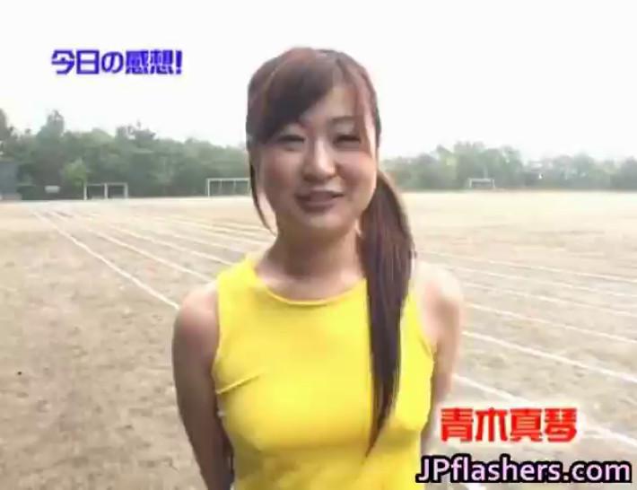 Real asian amateur in naked track and field part5
