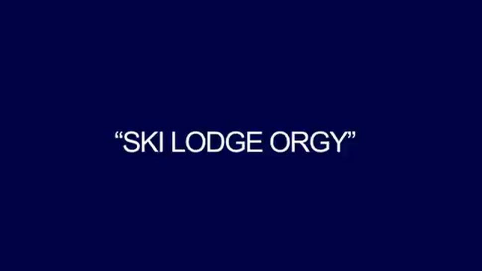 SKI LODGE ORGY – REAL WIFE SWAPPING GROUP SEX