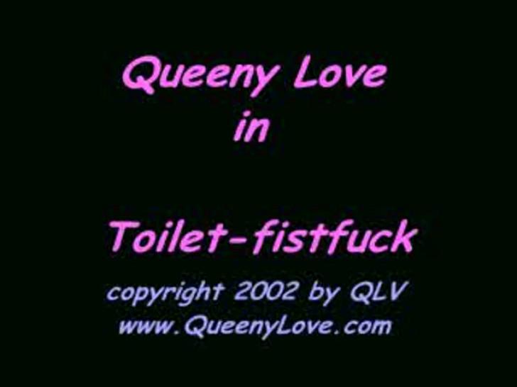Queeny Love - Anal Fisting in Bathroom