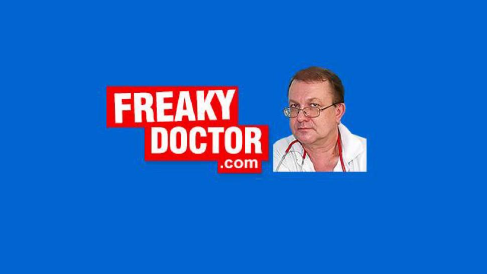 FREAKYDOCTOR - Gyno patient Lucy Bell anal plug treatment