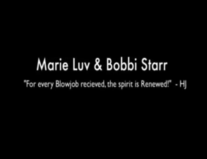 bobbi starr and marie luv share a cock