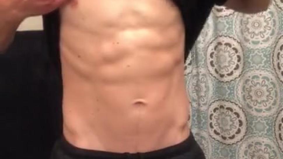 PeterPiperPlease Lean Muscular Young White Guy Jerking Off Six Pack Abs and Nice Ass