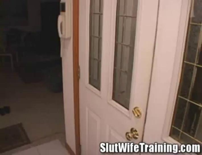 Ebony wife on slut wife training