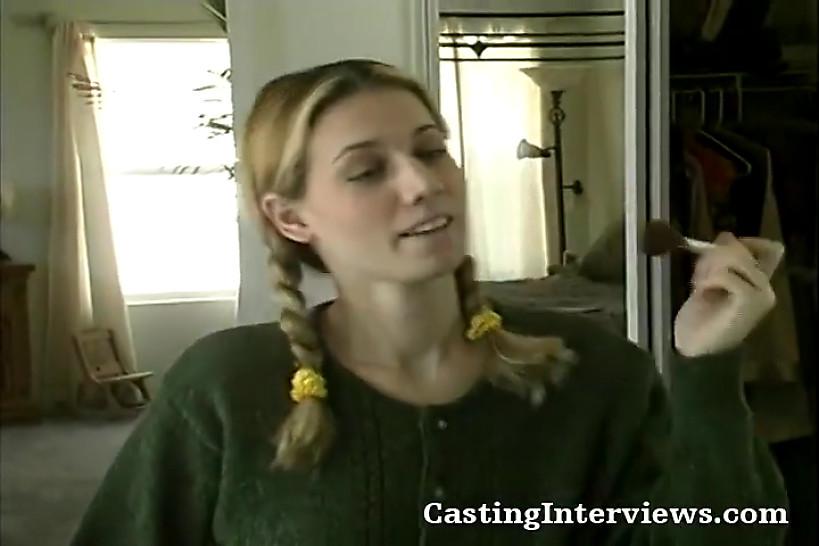 CASTING INTERVIEWS - 23 year old Cammy Is Cast For Actual Audition