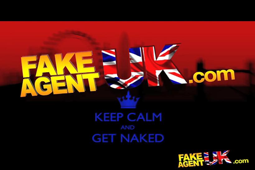 FAKEAGENT UK - Sweet young amateur gets creampie after intense real orgasm