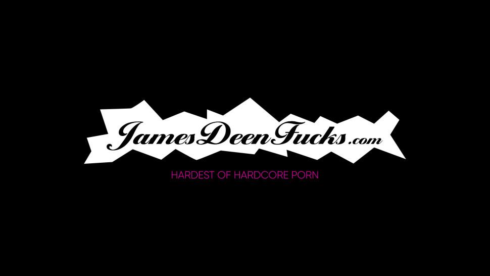 JAMES DEEN FUCKS - Busty Tiffany Tyler Fed Cum After Banging James Deen