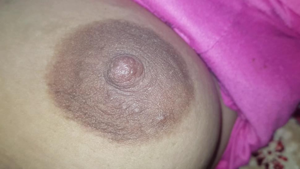 Pressing The Breast Boobs Tits Nipples Milk 10