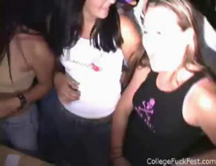 drunk girl shows her tits on party than fucks puplic