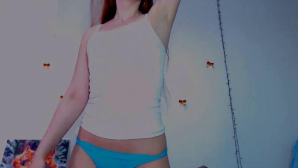 CAMDAZZLE - Redhead Babe Webcam Show On Naughty Mood