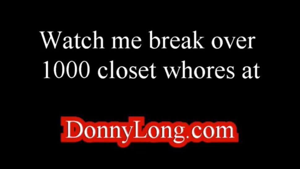 Donny Long shares huge real boob whore and DP her with friend