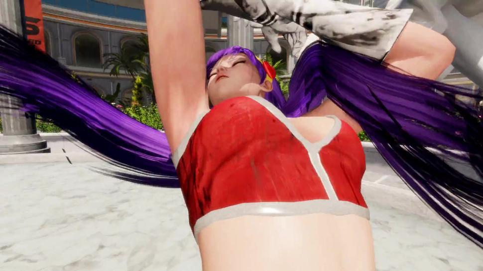 ???DOA6 ryona - Athena (Kula) Mod with voice (JP)