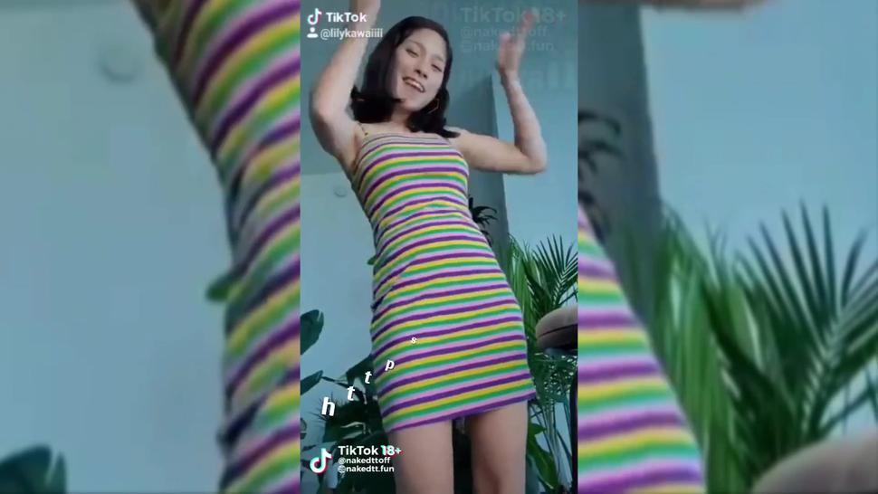 striptease while dancing tiktok music