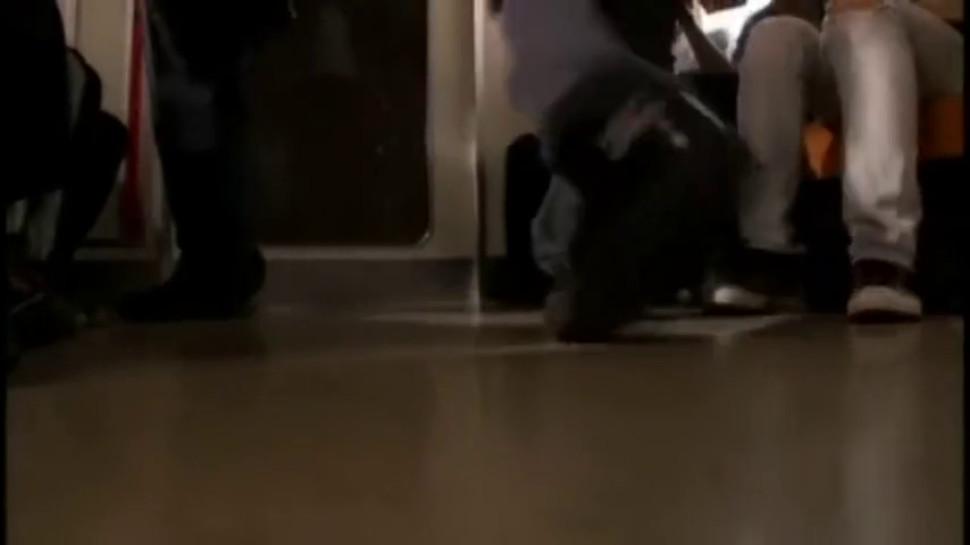 MILF Wife Get's Groped and Fucked on the way to Work on Train