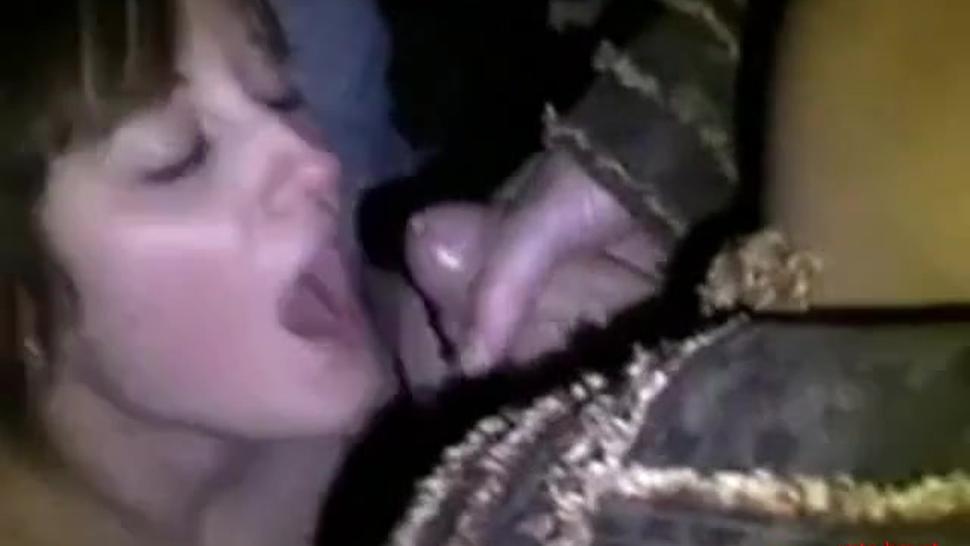 Young dogging girl gets a lot of sperm on her face