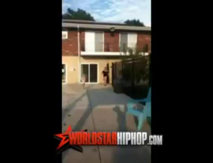 White Chick Beat The Shirt Off Black Chick!
