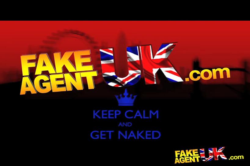 FAKEAGENT UK - Huge big tits young porn wannabe goes all the way in casting