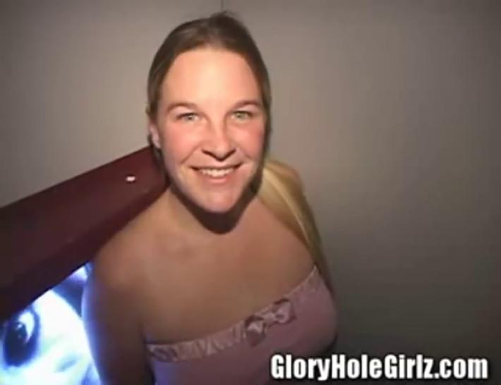 Glory Hole Girl Jenna Begging for Cock