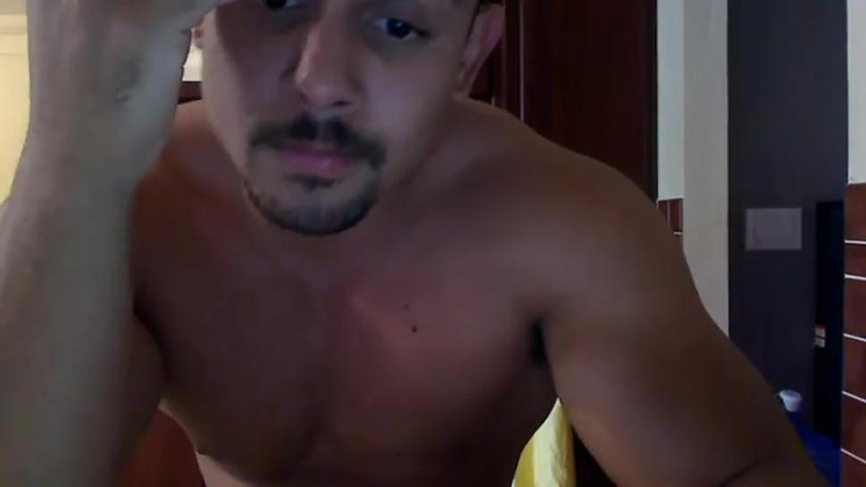 latino big dick muscle tank with a huge bubble butt