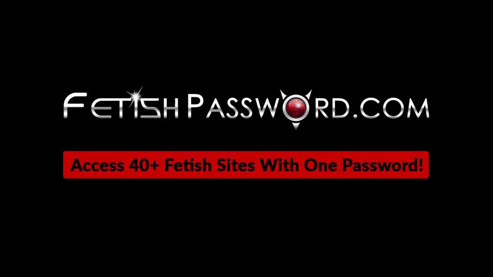 FETISH PASSWORD - Chained Fiona Rivers stretched with maledom cock