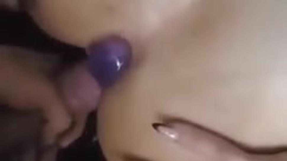 Kinky green haired alternative slut has all her holes filled and fucked by massive dick