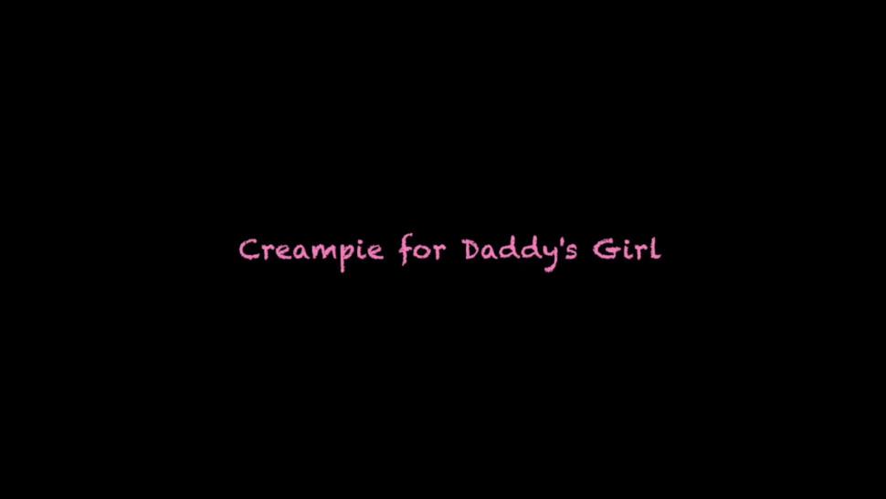 Penny the Nymphette Creampie for Daddy's Girl