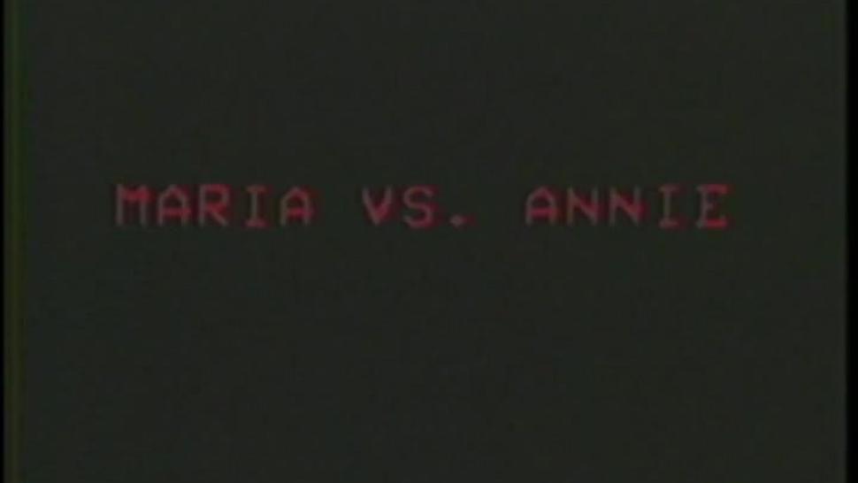 Classic Big Boobed Catfight - Little Oral Annie vs Maria
